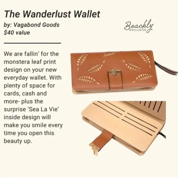The Wanderlust Wallet by Vagabond Goods Beachly Exclusive - Picture 2 of 3